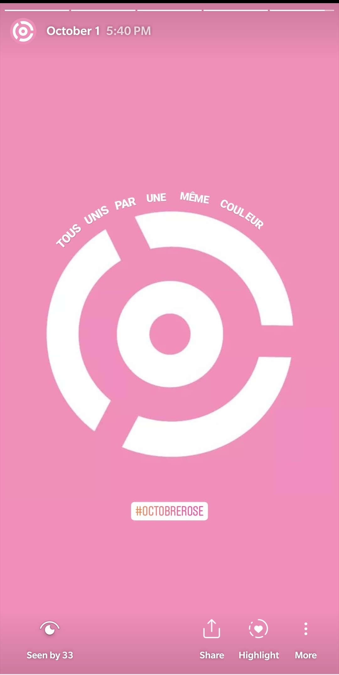 Octobre rose Touch Innovative