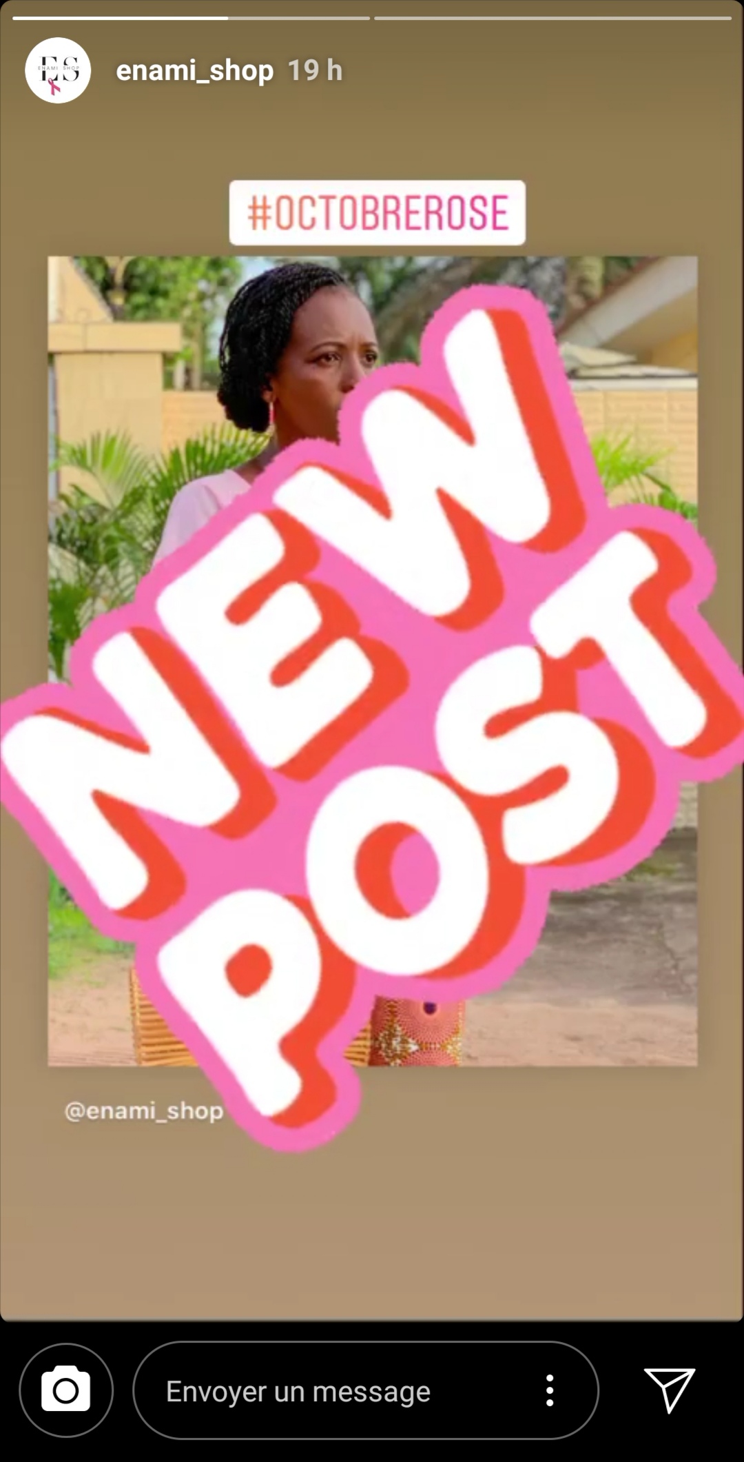 Insta story Enami Shop