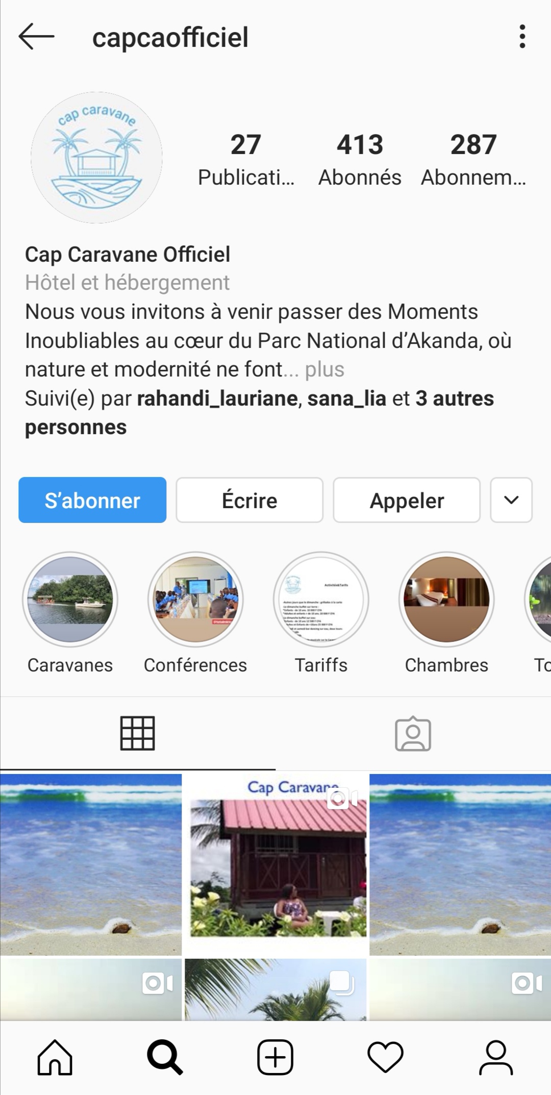 Instagram Cap Caravane